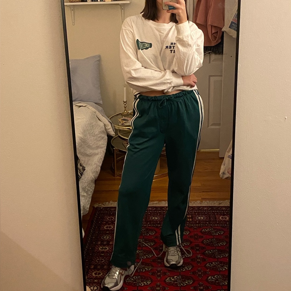 Green Track Pants